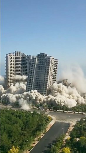 Massive Building Implosion Caught on Camera — The Ground Shakes!