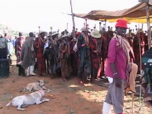 Initiation ceremony in Lesotho, Africa