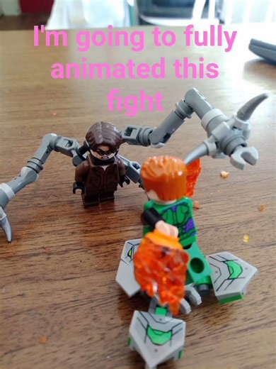 green goblin vs dr octopus #lego #marvel #stopmotion #animation #legomarvel #legofigures