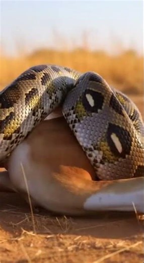 Will the giant python devour the helpless explorer trapped in jungle #wildlife #python #adventure