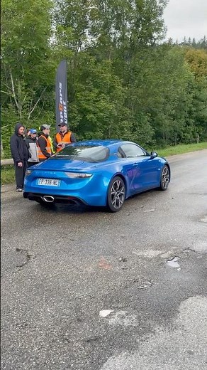 Alpine A110 départ et accélération #alpine #a110 #acceleration