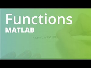 MATLAB: Functions