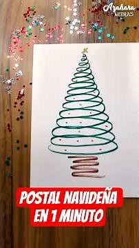 Christmas Card in 1 Minute | Real Tutorial without Tricks