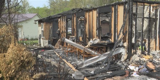 ‘It went up so fast’: Lawn mower catches fire, destroys family’s home