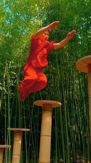 Real Life Shaolin Martial Arts: Insane Balance And Flip Skill🔥 #shorts