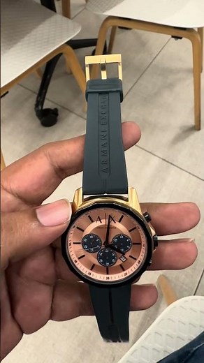Armani Exchange Men Rose Gold-Toned Analogue Watch AX1730