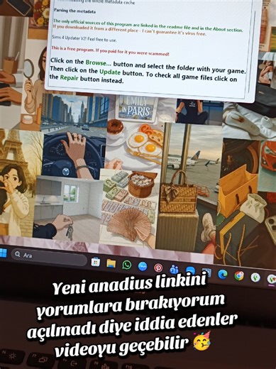 Sims 4 Güncelleme ve Yeni Anadius Linki