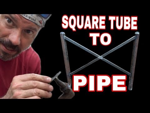 Welding Square Tubing to Pipe: Essential Layout Tricks and Torch Tips (NO GRINDING)