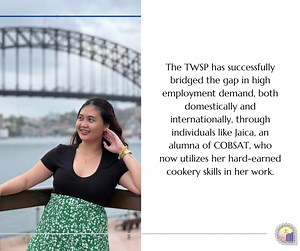 5.8K views · 134 reactions | WATCH: TESDA Success Story of Ms. Mary Jaica Calaminos TESDA Course Completed: Cookery NC II (2022) TESDA Technology Institution: Cagayan de Oro (Bugo) School of Arts and Trades Current Job: Assistant Cook at Frangos Charcoal Chicken, a Portuguese Cuisine Restaurant in Croydon, Sydney, Australia. | TESDA Region X | Facebook