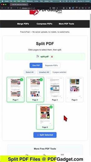 How to Split PDF into Separate PDF Files
