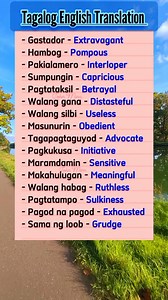 Learning Tagalog? Here are some common Filipino words and their English translations to boost your vocabulary! Perfect for beginners! #FilipinoLanguage #Tagalog #LearnTagalog #FilipinoWords #LanguageLearning #Philippines #Pinoy | John Ines Mina