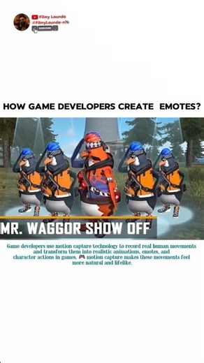 How Free Fire Emotes Are Made? 🎭 | Behind the Scenes of Game Animation