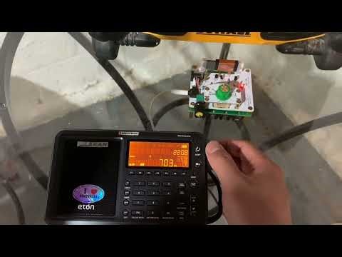 AMT-MW207 AM TRANSMITTER broadcast test with various AM / MW RECEIVERS on 702 kHz