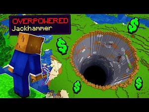 Creating An OVER POWERED Jackhammer In Minecraft Prisons
