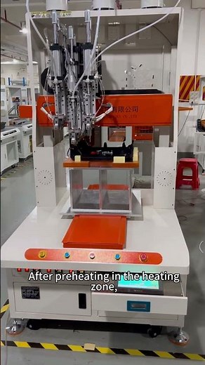 Do you know how to heat insert three kinds of threaded nuts into platic parts #plastic mold#machine