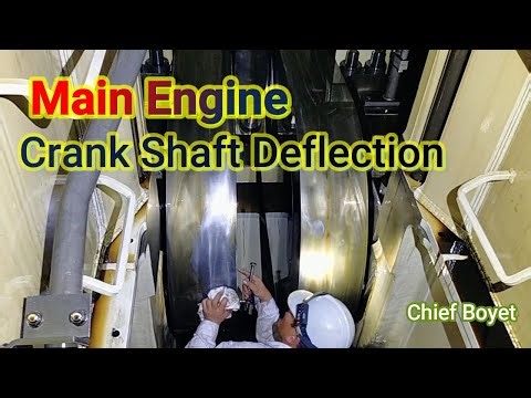 Main Engine Crank Shaft Deflection Guide | Chief BoyeT |Seaman Vlog