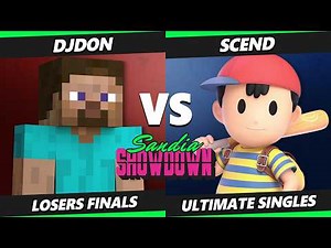 Sandia Showdown 2026 LOSERS FINALS - Scend (Ness) Vs. DJDon (Steve) Smash Ultimate - SSBU