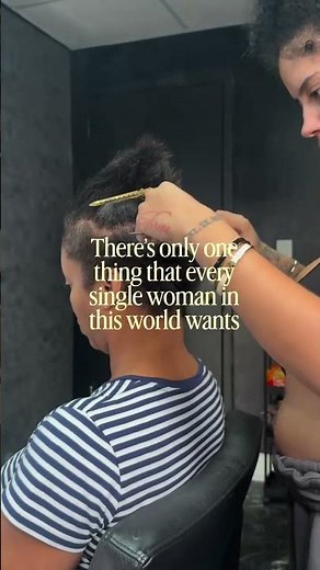 Ponytail hairstyle on short hair