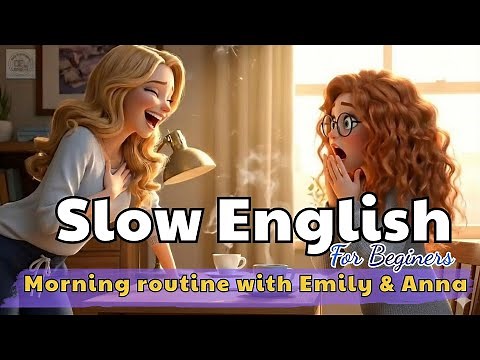 My Simple Morning Routine in English (Keys Forgot!) | Easy English Listening Practice (A2 Level)