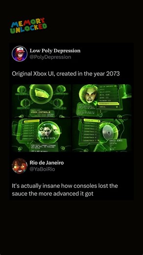Xbox UI back in the day #memoryunlocked #nostalgic #nostalgia #xbox