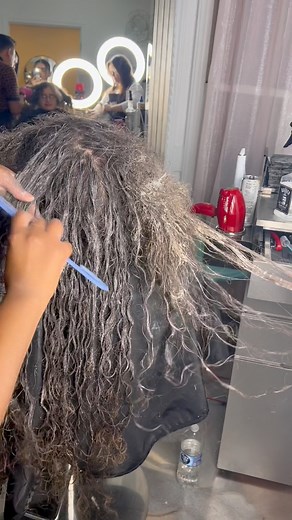 2.5K views · 240 reactions | 10 hours  NGL we feel like hair surgeons at this point  We love it! Tone Hair Salon #demattinghair #mattedhair #tangledhair StylebyAna Leiva Sam Hipoli Drekaa Samariia Linebarger | Leda Fazal | Facebook