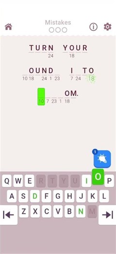 Cryptogram Challenge Level 2 🔐 Can You Decode It? #shorts