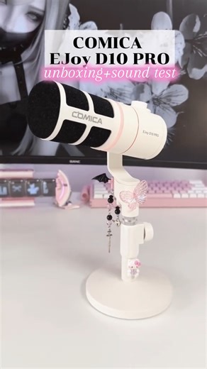Unboxing the COMICA EJoy D10 PRO ⚡ Features: • Seamless toggle between wireless and wired use • Dual outputs for pro-level flexibility (USB-C & XLR) • Integrated sound card with crisp 48kHz/24bit audio • One-touch Calmix® noise reduction 3 tailored EQ presets • Up to 45 hours of wireless power for all-day sessions 🎥 Thanks to: @meow lisha 📍 Create your way, anywhere. #COMICA #setup #gaming #streaming #podcast #streaming #livestreaming #RGB #professional #AudioUpgrade #blackfriday | COMICA.glob