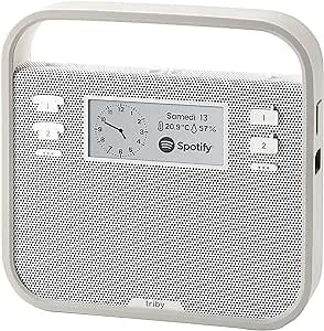 Invoxia Smart portable speaker with built-in Alexa Voice Service, Grey