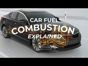 How fuel burns inside the Car Engine #Physics #chemistry #science
