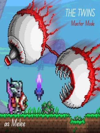 Maestría en Terraria: Gemelos en modo maestro con melee