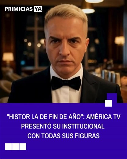 Primicias Ya on Instagram: "📺América TV presentó su institucional con todas sus figuras y un enigmático para el 2026 América TV presentó su Histor I.A de Fin de Año, una pieza especial que propone una forma distinta de cerrar el 2025 desde la televisión abierta. Lejos del formato clásico de spot institucional, la señal eligió contar una historia continua que dialoga con el cine y la cultura popular, con la participación de todas sus figuras. El clip recorre una trama construida con herramientas