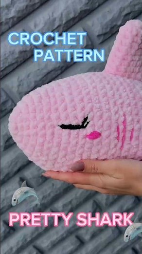 Crochet Shark Amigurumi Pattern 🦈