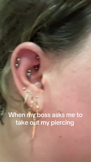 Madi’s piercings on TikTok