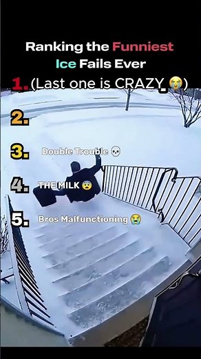 Ranking the Funniest Ice Fails Ever 😭😭