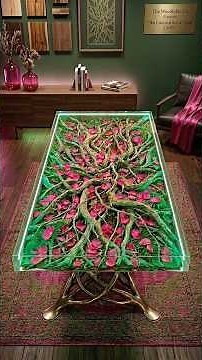 Incredible Glowing Epoxy Table Build 🪵💡