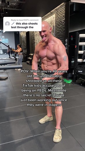 Replying to @taxer1337 lifetime natural. No shortcuts, no TRT, no PEDs. Just a savage work ethic. #gym #fitness #workout #gymtok #testosterone #gymbro