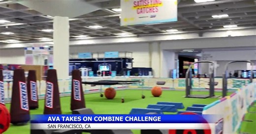 Ava takes on combine challenge