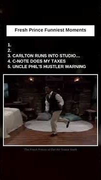 The Fresh Prince of Bel-Air: #5 Uncle Phil's Hustler Warning · #4 C-Note Does My Taxes · #3 Carlton