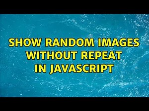 Show random images without repeat in Javascript (3 Solutions!!)