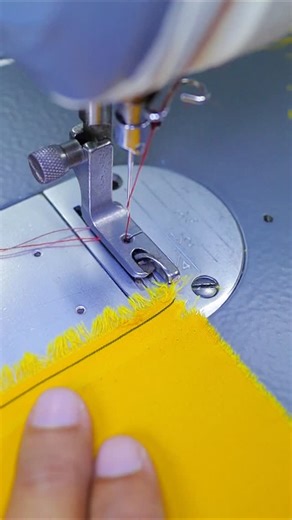 Rolled Hem Foot Sewing Made Simple. This reel explains an easy way to sew neat rolled hems without complex sewing steps. #hemming #sewingmachine #rolledhem | Amir Mujtahidin