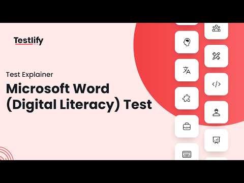 Microsoft Word (Digital Literacy) Test | Testlify