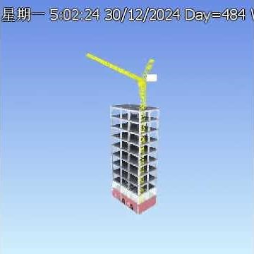 Naviswork TimeLiner with crane