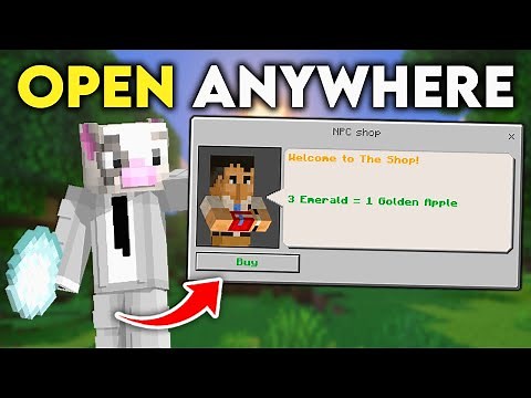 How to Create a Shop Item in Minecraft Bedrock!
