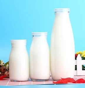 [Hot Item] 250ml 500ml Glass Yogurt Bottle Beverage Bottle for Fresh Milk