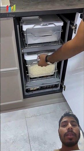 Modular Kitchen Corner Storage Solutions | Maximize Your Kitchen Organization #shorts