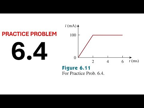 Practice Problem 6.4 Fundamental of Electric Circuits (Sadiku) 5th Ed - Capacitor's Voltage