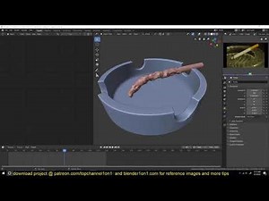 creating a burning cigaratte with smoke animation in blender 2.8