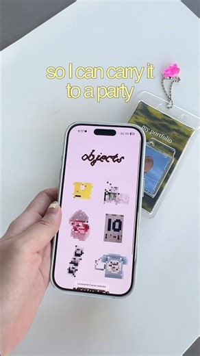 putting my portfolio on a keychain ⭐️ nfc tutorial