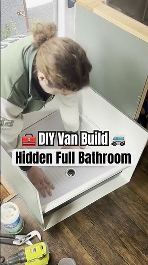 How We Built a Shower in Our Camper Van!