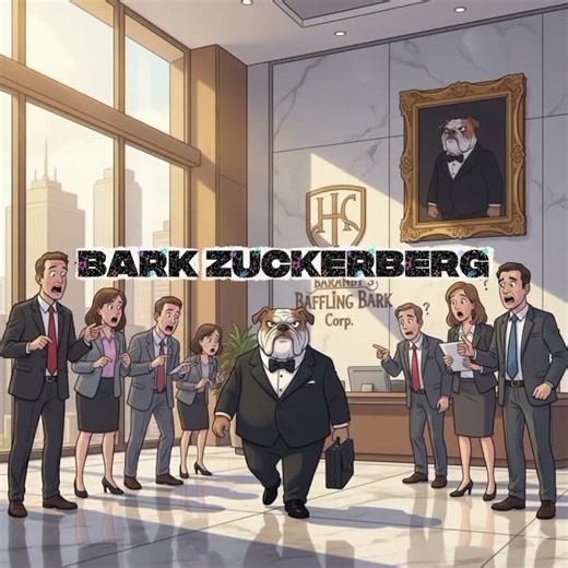 BOSS DOG ALERT: Bark Zuckerberg's First Day as CEO is NEXT WEEK! 🐾💼